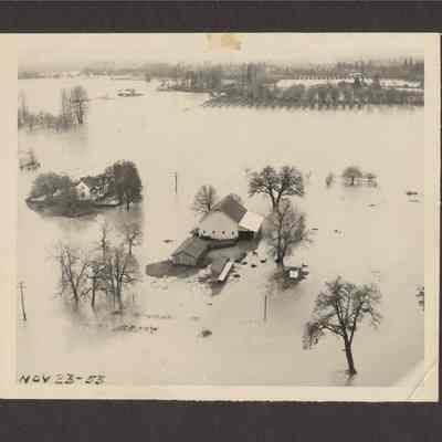 Photograph of Flood Waters, 1953
