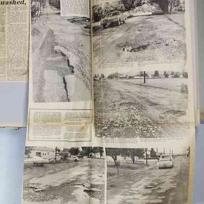 Page 121 newspaper clipping unfolded