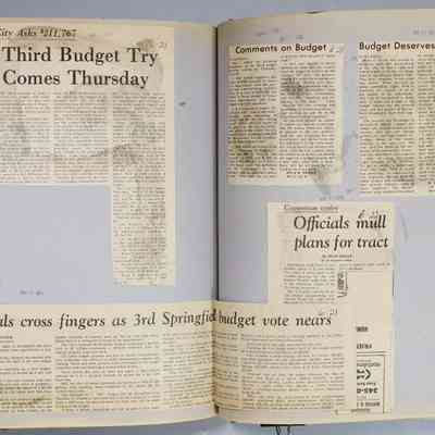 Page 130 newspaper clipping unfolded