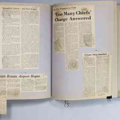 Page 132 newspaper clipping unfolded