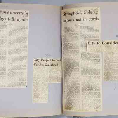 Page 137 newspaper clipping unfolded