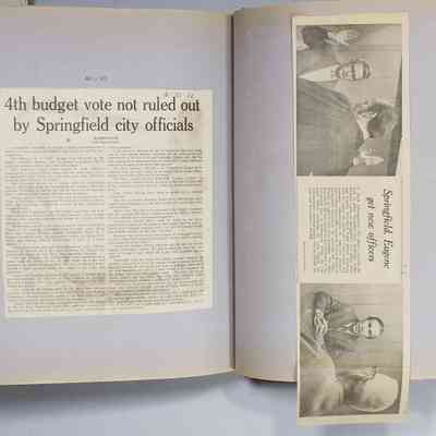 Page 141 newspaper clipping unfolded