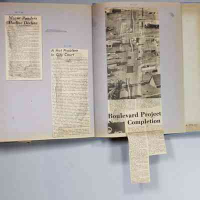 Page 173 newspaper clipping unfolded