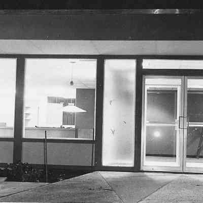 Photograph of Library Adult Reading Room Entrance, Springfield, Oregon, date unknown