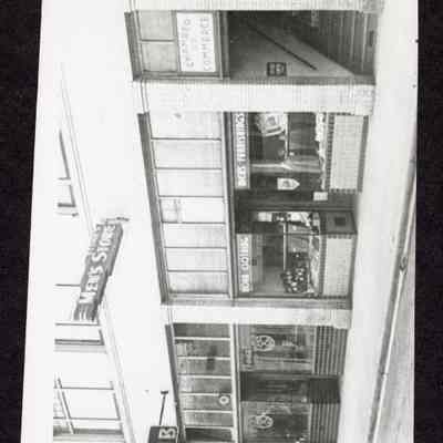 Photograph of Stone's Men's Store and Springfield Chamber of Commerce, Springfield, Oregon, Undated