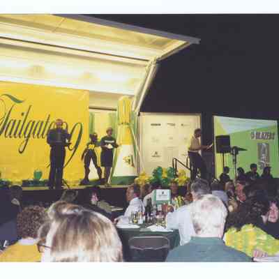 Photograph of an event 'Tailgate 99', circa 2000