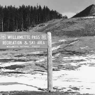 Photograph of Willamette Pass, Date Unknown