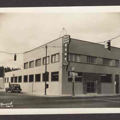 Photograph of First National Bank Springfield Branch. July 19, 1948.