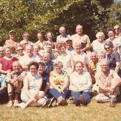 Photograph of Springfield High School Reunion, Willamalane Park, Springfield, Oregon, 1973
