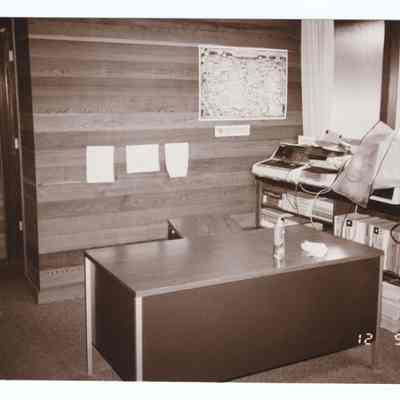 Photograph of an office interior, Springfield, 1989