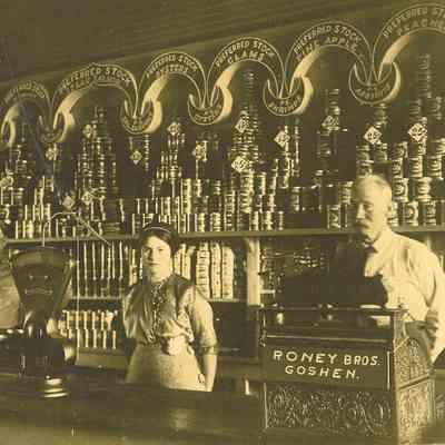 Photograph of Roney Bros. Store in Goshen