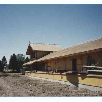 Photograph of the Springfield Depot Restoration, 1991