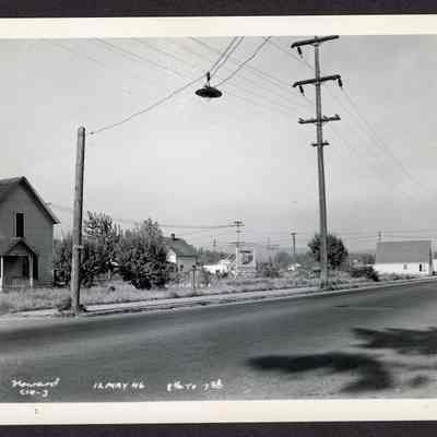Photograph of Main St, 8th to 7th St, Springfield, Oregon,1946