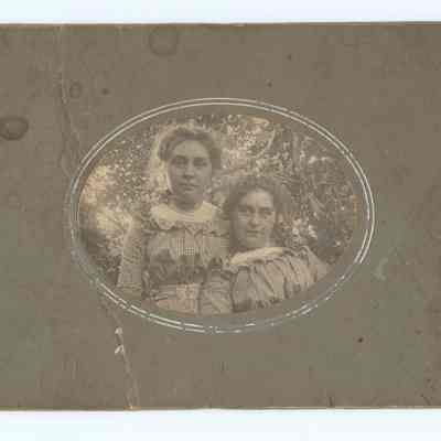 Photograph of two women, circa 1910