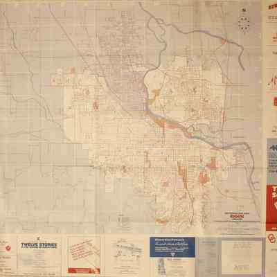 Map of Metropolitan Eugene and Springfield, 1983