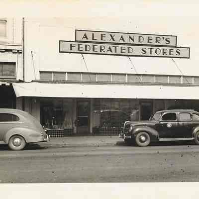 Photograph of Alexanders Federated Stores, 1948