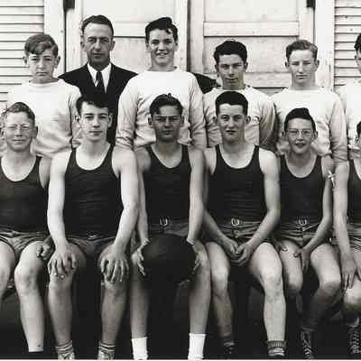 Basketball Team, Union High School, 1945-46.