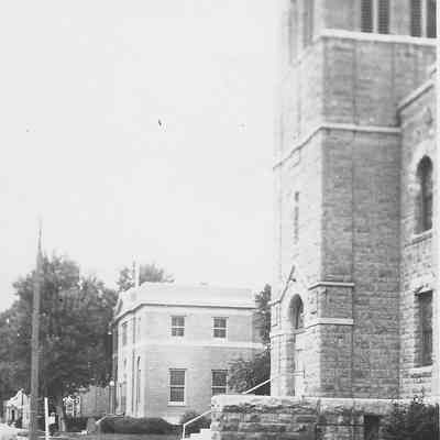 Photograph of the 1927 Flood, Ebbert Methodist Church, Springfield, Oregon