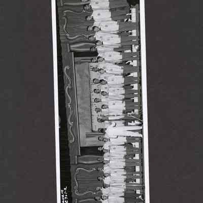 Photograph of a large Mens Vocal group, Undated