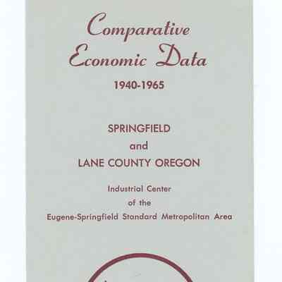 Comparative Economic Data brochure about Springfield, 1940-1965