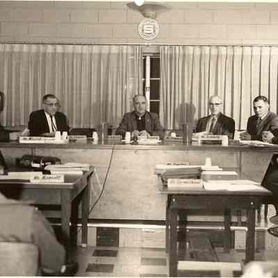 Council Members around table
