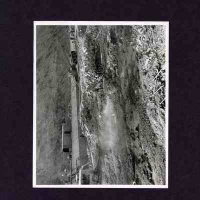 Photograph of Cougar Dam in Construction, Undated