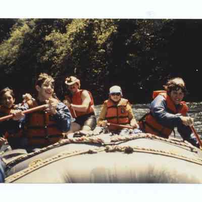 Photograph of rafting on the McKenzie River, Oregon, circa 1990