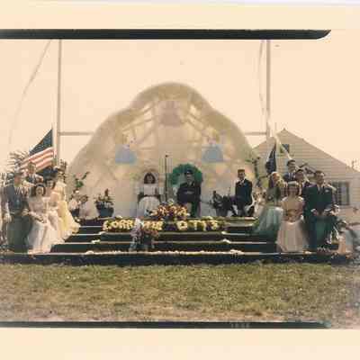 Photograph of Springfield High School Springfest Court, Springfield, Oregon, 1947