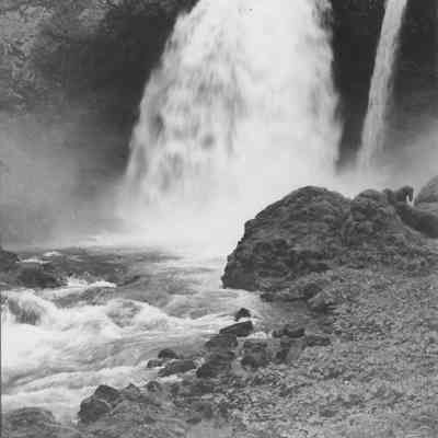 Photograph of Upper McKenzie River, 1947.