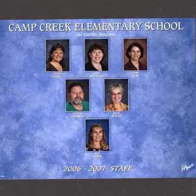 Photograph, Camp Creek Elementary, Staff, 2006-2007.