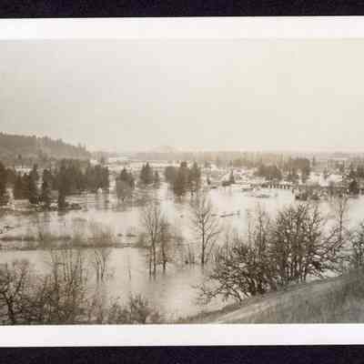 Photograph of a Flood, Date Unknown.