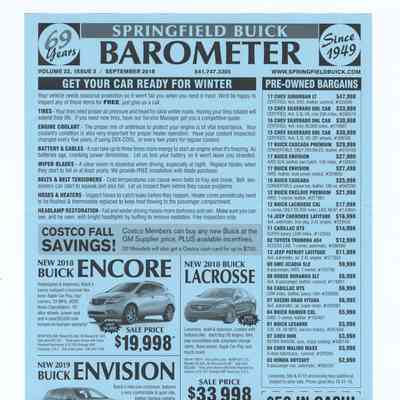 Springfield Buick Promotional Flyers, 2001-2019