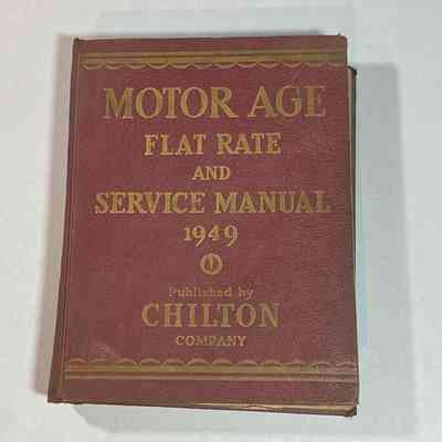 Motor Age Flate Rate and Service Manual, 1949, by Chilton