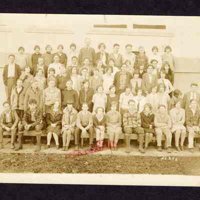 Photograph of Student Body, Springfield High School, circa 1927