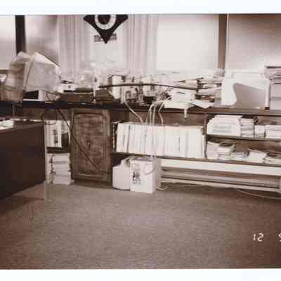 Photograph of an office interior, Springfield, 1989