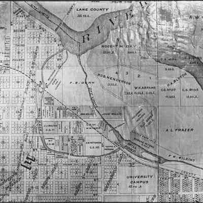 Photograph of Plat of Eugene Area