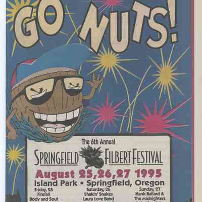 Program brochures of the Springfield Filbert Festival, 1995-1998