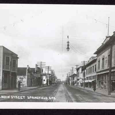 Photograph of No. 3 Main Street, Springfield, looking west, undated