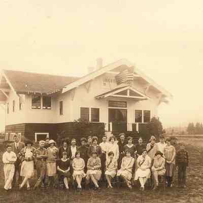 Photograph of Union high School Class of 1927, Thurston, Oregon