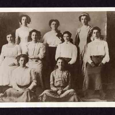 Photograph of Springfield First Baptist Church Sunday School Class, undated