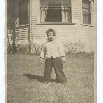 Photograph of a child, circa 1910