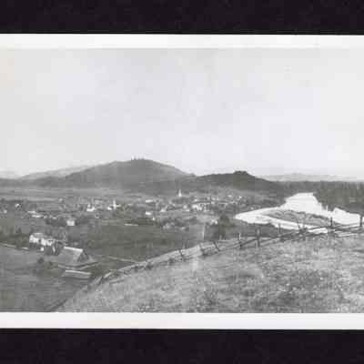 Landscape Photograph of Springfield & Willamette River, 1893