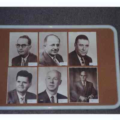 Photograph of Springfield Chamber of Commerce presidents, Springfield, circa 1950