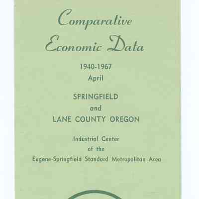 Comparative Economic Data brochure about Springfield, 1940-1967