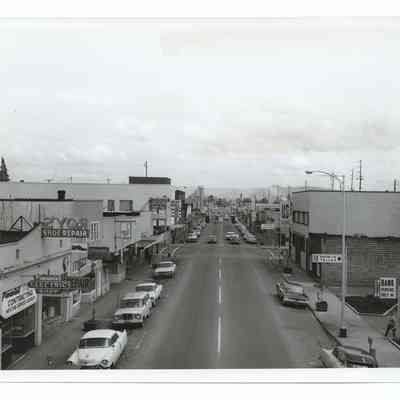 Photograph of Main Street, Springfield, circa 1960