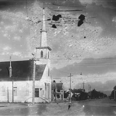 Photograph of Possible First Christian Church, Springfield, Oregon, date unknown