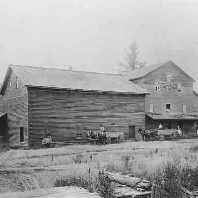Photograph of Springfield Flour Mill, Springfield, Oregon, circa 1854