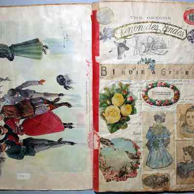 Inside of front cover and page 1
