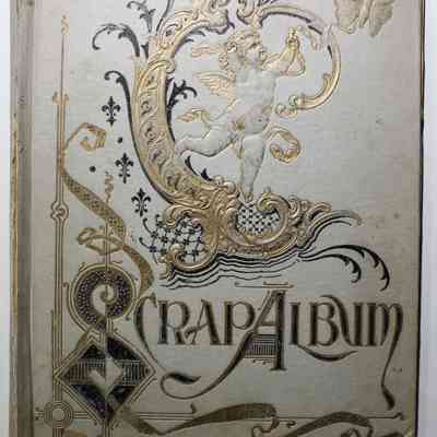 Scrapbook by Ella G. Bussey, Circa 1893-1895