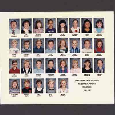 Photograph, Camp Creek Elementary, 1996-1997.